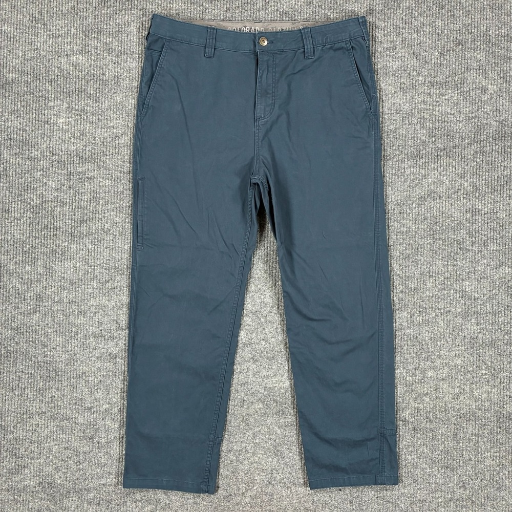 Colorado Clothing Mens Size 38x32 Blue Utility Outdoor Hiking Work Pants Cargo